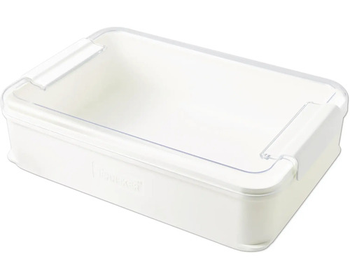 Kunststof opbergdoos met transparant deksel