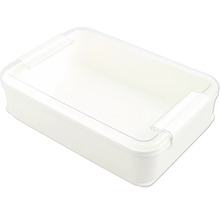 Opbergdoos van kunststof met transparant deksel