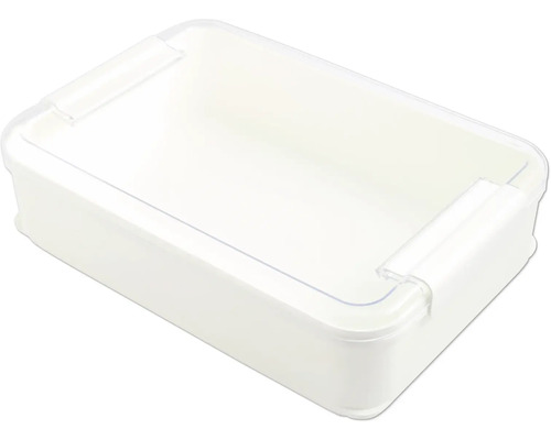 Opbergdoos van kunststof met transparant deksel