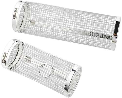 Twee rookslingers van roestvrij staal van het merk Tenneker