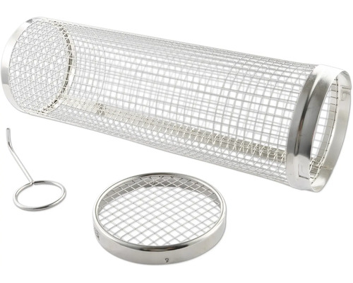 Metalen grillmand met accessoires