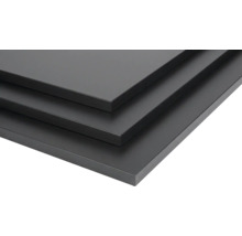 Drie grijze planken gestapeld