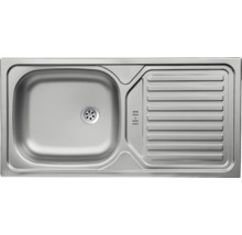 Roestvrijstalen spoelbak met afdruiprek