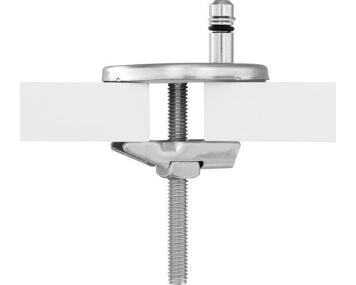 Metalen bevestiging voor een werkblad