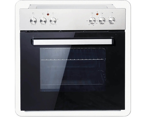 Oven met bedieningsknoppen en glazen deur