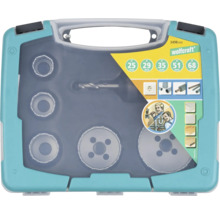 Wolfcraft gatenzaagset in kunststof koffer