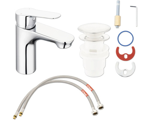 Wastafelkraan met accessoires voor installatie