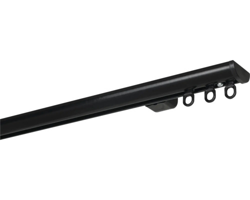 Gordijnrail met accessoires voor gordijnbevestiging