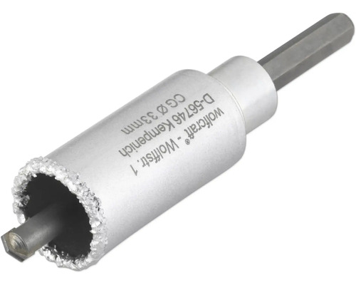 Wolfcraft tegelboor met een diameter van 33 millimeter