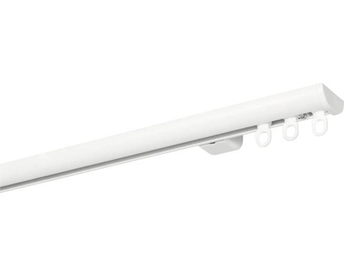 Gordijnrail van kunststof met accessoires