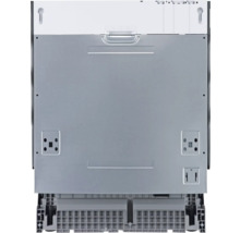 Achteraanzicht van een vaatwasser met montagevoorzieningen