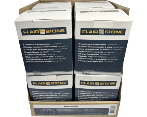 Verpakking tegelkruisjes voor terrastegels, 5 mm, 50 stuks