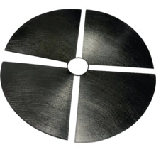 Ronde afdekplaat met uitsparingen