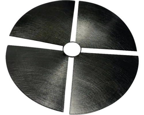 Ronde afdekplaat met uitsparingen