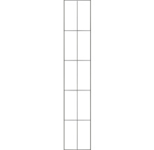 Schuifdeurkast met vijf vakken