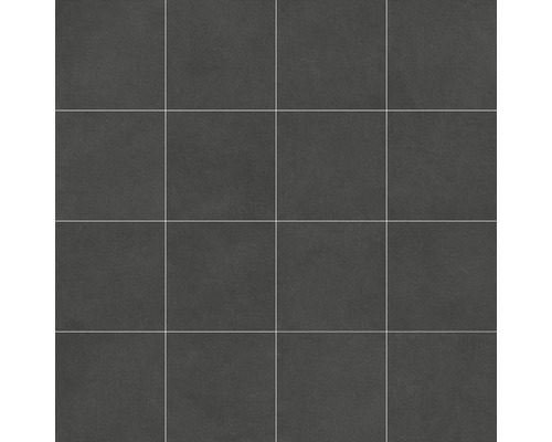 Rechthoekige, donkere vloertegels die een gelijkmatig patroon vormen