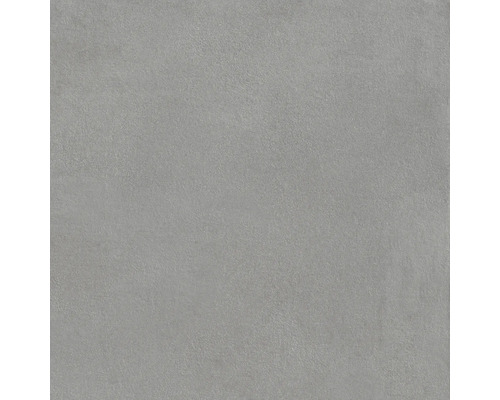 Grijze vloertegel met een matte afwerking.