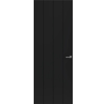 Zwarte binnendeur met horizontale deurklink