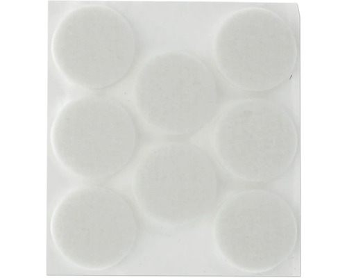 Meerdere ronde meubelglijders van kunststof