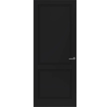 Zwarte binnendeur met deurbeslag