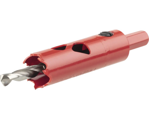 Gatzaag met centreerboor