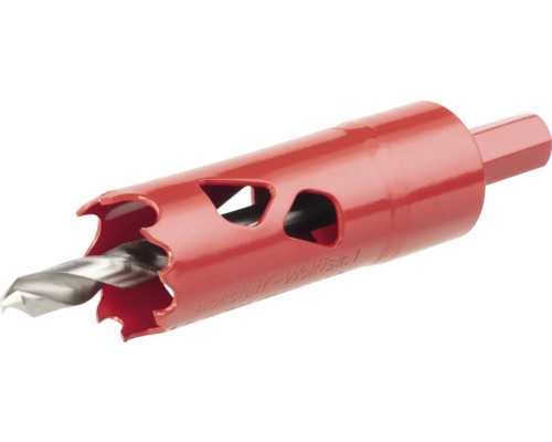 Gatzaag met centreerboor