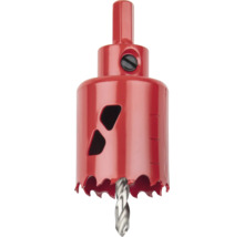 Gatzaag met centreerboor