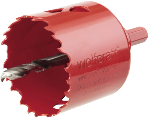 Wolfcraft gatenzaag met centreerboor, 54 millimeter diameter