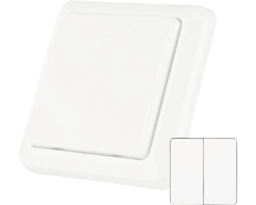 KLIKAANKLIKUIT® Draadloze wandschakelaar AWST-8812S wit Lichtschakelaar