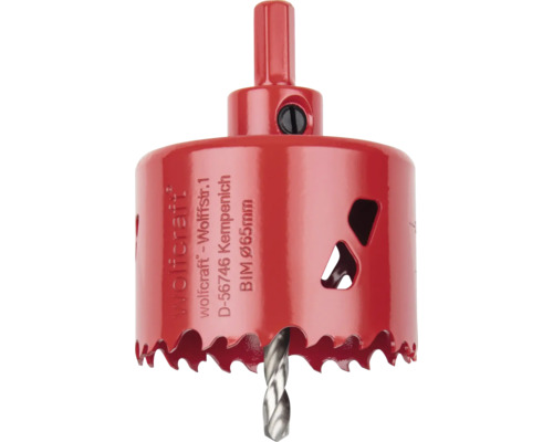 Wolfcraft gatzagen met een diameter van 65 millimeter