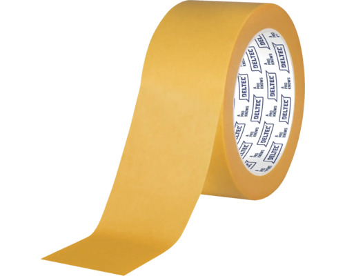 Een rol gele schilderstape