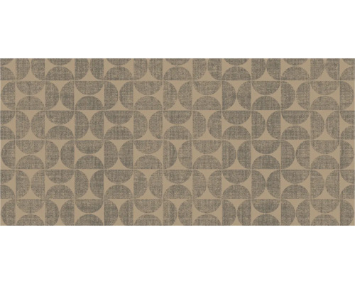 Behang met geometrisch halfrond patroon