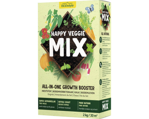 ECOstyle Happy Veggie Mix, All-in-One groeibooster voor groenten