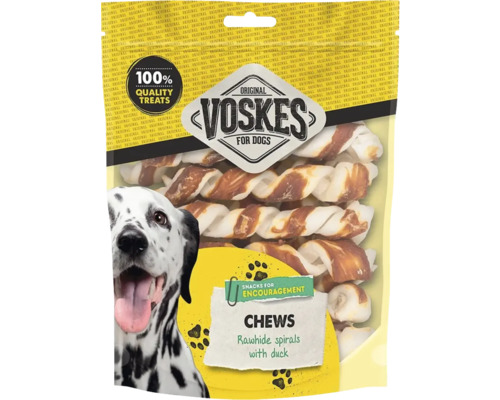 Voskes kauwrollen met eend voor honden