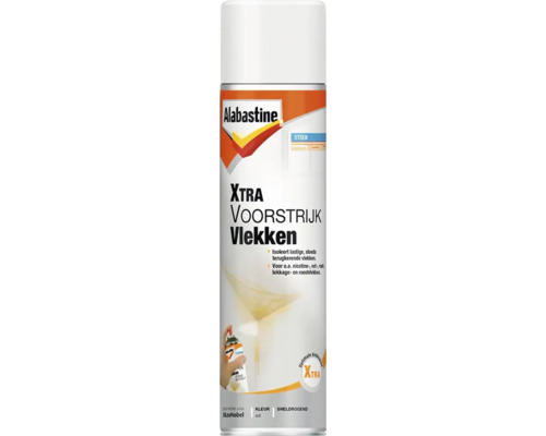 ALABASTINE Xtra voorstrijk vlekken wit 250 ml Alabastine XTRA Voorstrijk Vlekken spuitbus