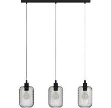 Hanglamp met drie lampenkappen van draadgaas