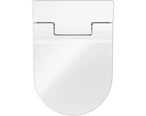 Toiletdeksel van sanitair keramiek, bovenaanzicht