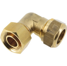 Messing hoekkoppeling