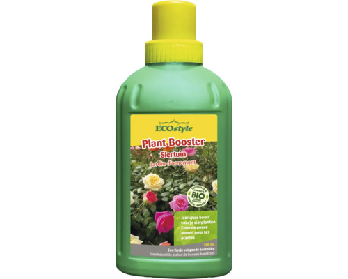 ECOSTYLE Plantbooster siertuin 500 ml ECOstyle Plant Booster voor siertuin in een groene fles