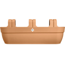 Balkonbak van kunststof met houders