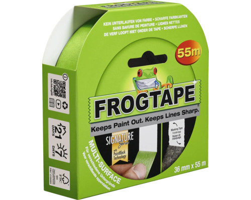 Frogtape schilderstape Multi-Surface, 36 mm x 55 m, verpakking