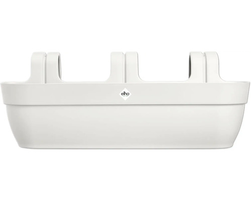 Kunststof bloembak met ophangsysteem en Elho logo