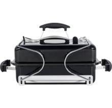 Draagbare houtskoolgrill met handvat