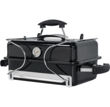 Draagbare houtskoolgrill met thermometer