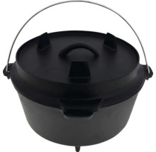 Gietijzeren Dutch Oven met deksel en handvat