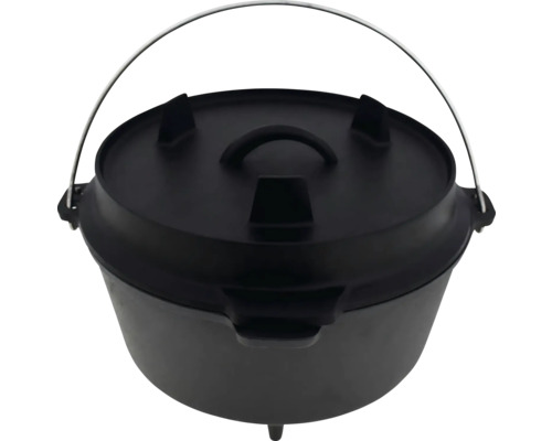 Gietijzeren Dutch Oven met deksel en handvat