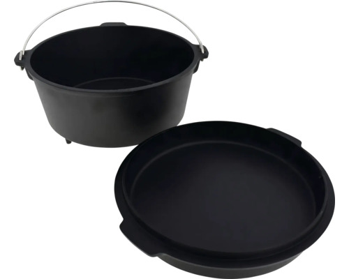 Gietijzeren Dutch Oven met deksel en handvat