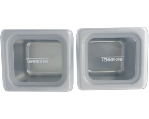 Twee grijze TENNEKER schalen