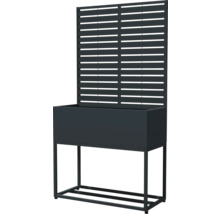 Hoge plantenbak met klimrek voor de tuin of het terras