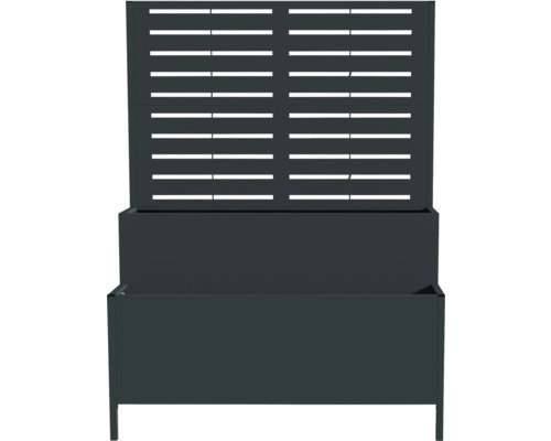 Bloembak met klimrek voor de tuin